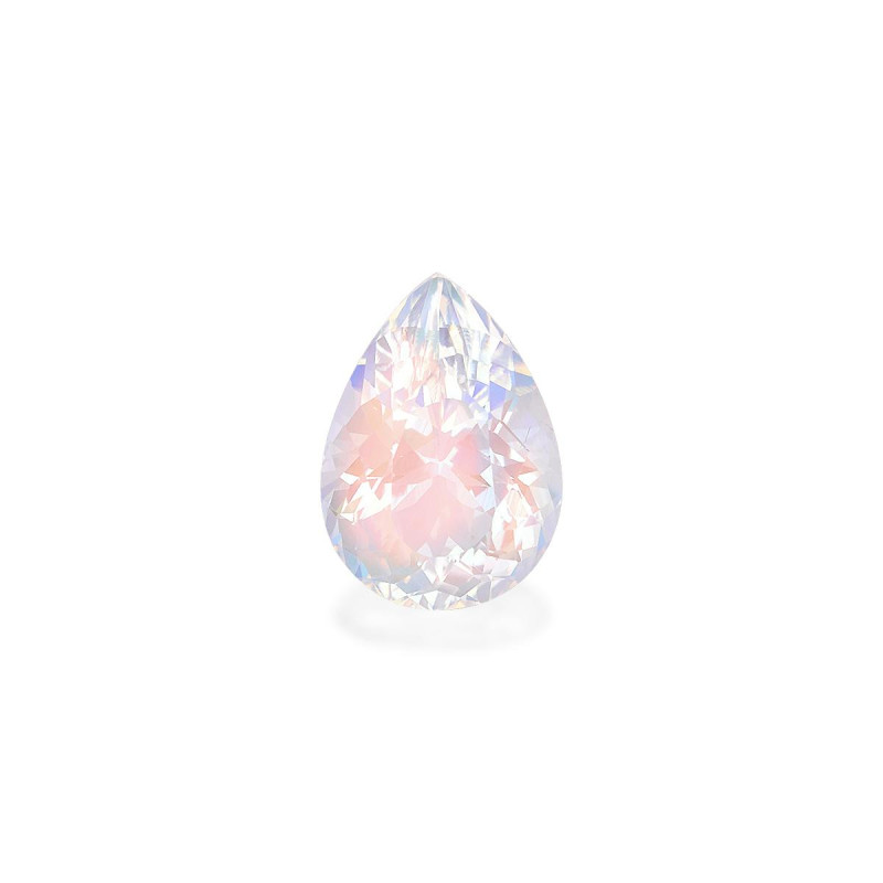 rainbow moonstone taille Poire Blanc 6.30 carats