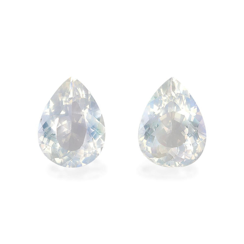 rainbow moonstone الحجم كُمَّثرَى أبيض 18.93 