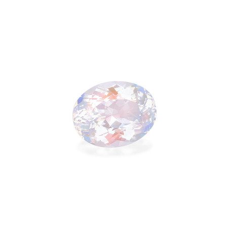 OVAL-cut rainbow moonstone White 5.72 carats