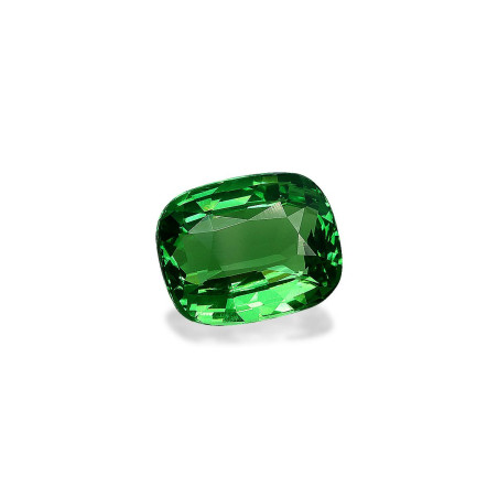 CUSHION-cut tsavorite Green 4.17 carats