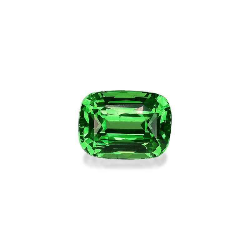 CUSHION-cut tsavorite Green 3.20 carats