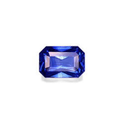 蓝宝石 taille 矩形的 蓝色 1.22 carats