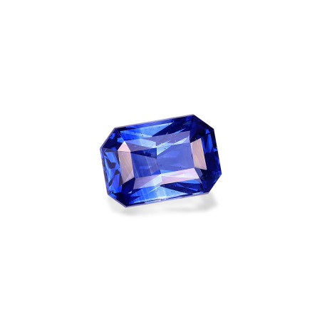 Blauer Saphir lengte RECHTECKIG Blau 1.22 karaten