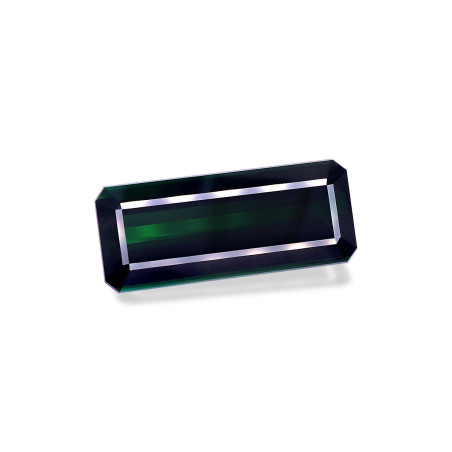 RECTANGULAR-cut Green Tourmaline Green 105.53 carats