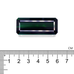 Rechthoekig geslepen groene toermalijn van 105,53 karaat