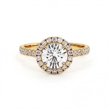 Solitaire Diamant Rond Ma Vie 2 carats