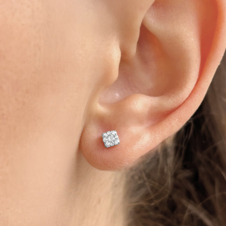 Vente flash: Boucles d’oreilles Lisboa Or 18k et Diamants Naturels