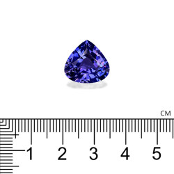 Peervormige Tanzaniet Violet Blauw 8.74 karaat