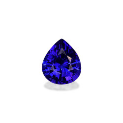Peervormige blauwe Tanzaniet 6.55 karaat