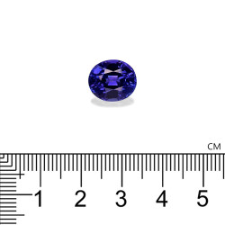 Ovale geslepen Tanzaniet Violet Blauw 6.59 karaat