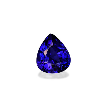 Pear-cut Tanzanite Violet Blue 5.63 carats