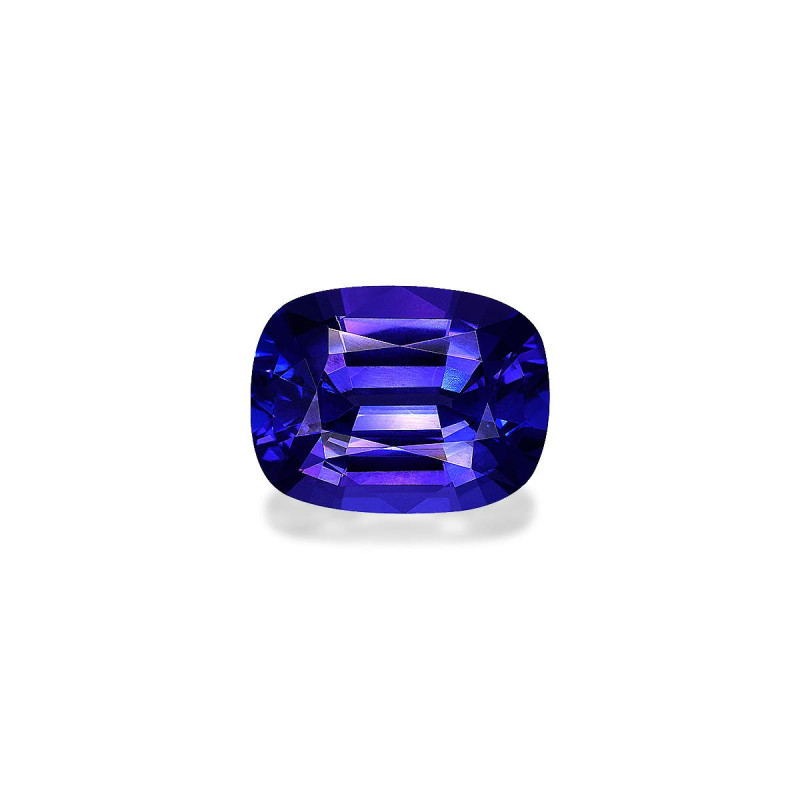 CUSHION-cut Tanzanite Violet Blue 5.99 carats