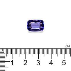 Kussen geslepen Tanzaniet Violet Blauw 5.87 karaat