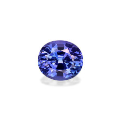 Ovale geslepen blauwe Tanzaniet 4.73 karaat