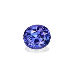 Ovale geslepen blauwe Tanzaniet 4.73 karaat
