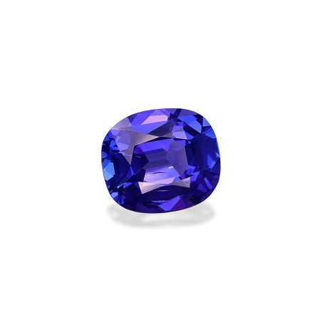 CUSHION-cut Tanzanite Violet Blue 3.93 carats