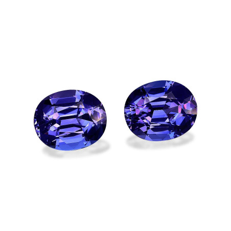 OVAL-cut Tanzanite Violet Blue 14.01 carats