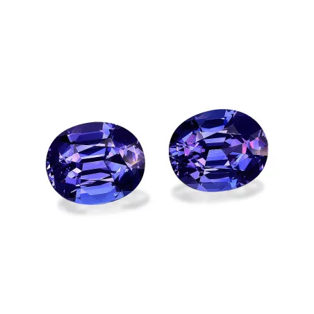 Ovale geslepen Tanzanite Violet Blauw 14.01 karaat