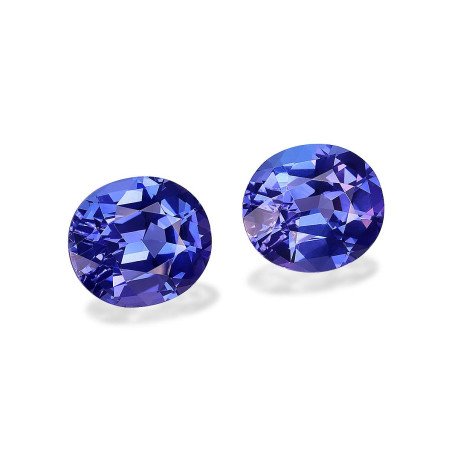 坦桑石 taille 椭圆形 紫罗兰蓝 9.11 carats