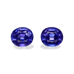 Ovale geslepen Tanzanite Violet Blauw 8.75 karaat
