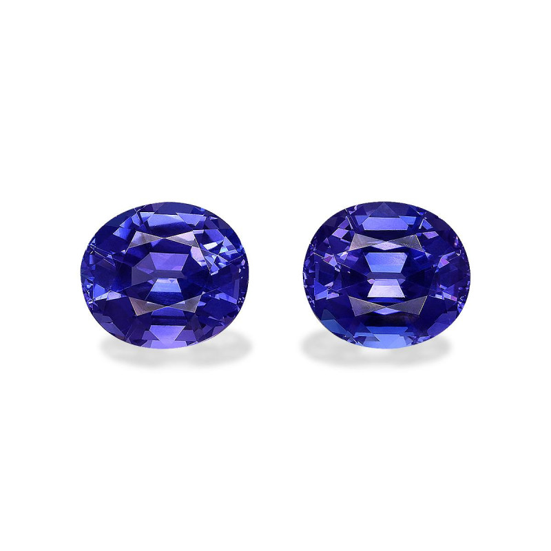 Ovale geslepen Tanzanite Violet Blauw 8.75 karaat