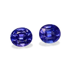 Ovale geslepen Tanzanite Violet Blauw 8.75 karaat
