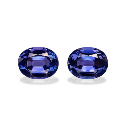 Tanzanite taille OVALE Bleu...