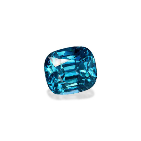 CUSHION-cut Blue Zircon Blue 19.63 carats