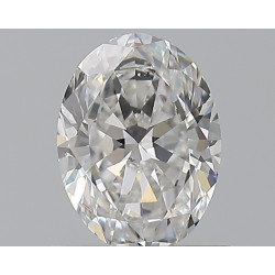 الماس على شكل بيضاوي بوزن 0.8 قيراط