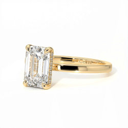 خاتم خطوبة Promesse Halo مشع مخفي – Celinni