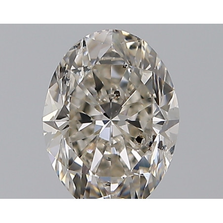 الماس على شكل بيضاوي بوزن 1.01 قيراط