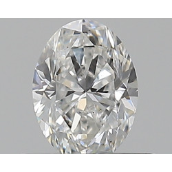 الماس على شكل بيضاوي بوزن 0.4 قيراط