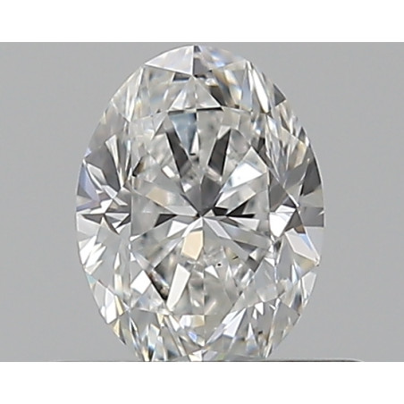 الماس على شكل بيضاوي بوزن 0.4 قيراط