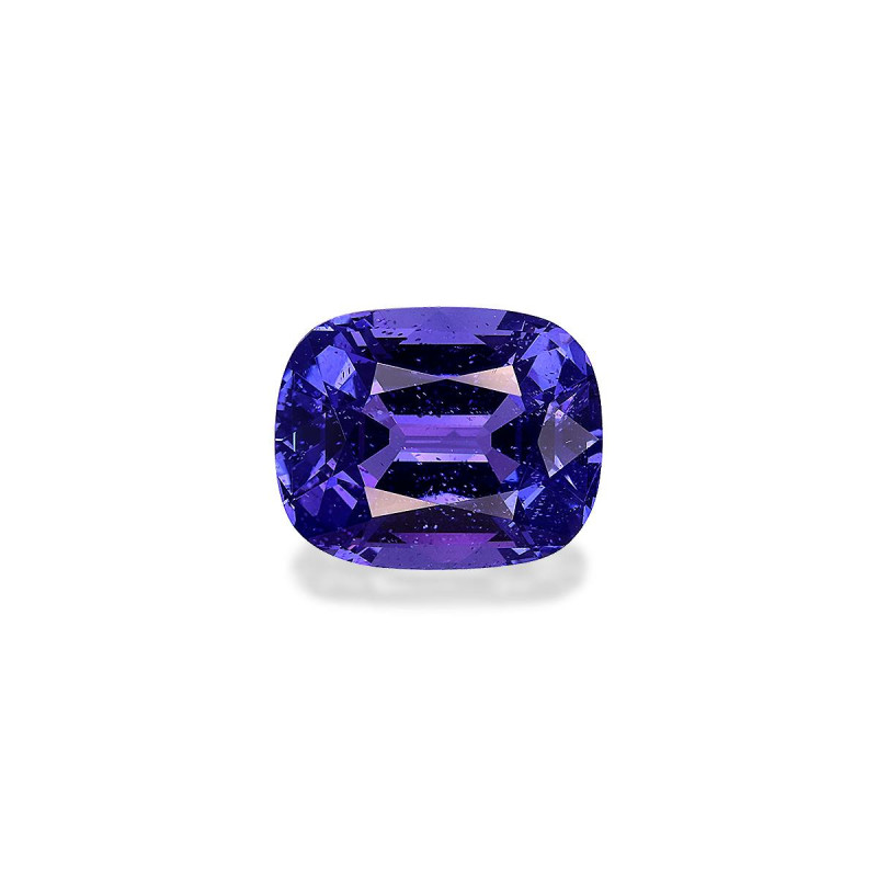 CUSHION-cut Tanzanite Violet Blue 6.71 carats