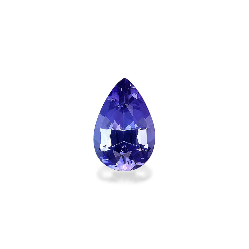 Pear-cut Tanzanite Violet Blue 2.40 carats