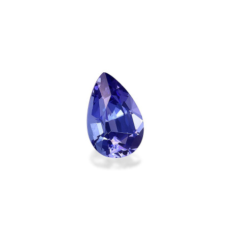 Pear-cut Tanzanite Violet Blue 2.40 carats