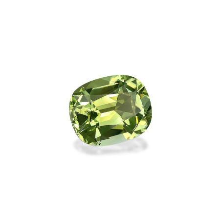 CUSHION-cut Cuprian Tourmaline Pistachio Green 5.92 carats