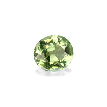 OVAL-cut Cuprian Tourmaline Pale Green 12.37 carats