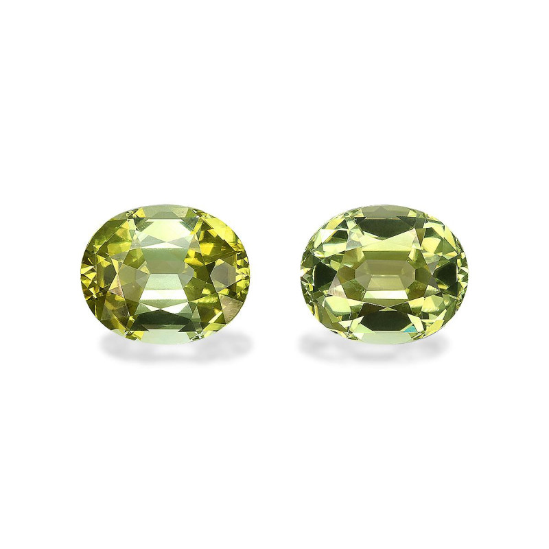 铜电气石 taille 椭圆形 青柠绿 16.92 carats