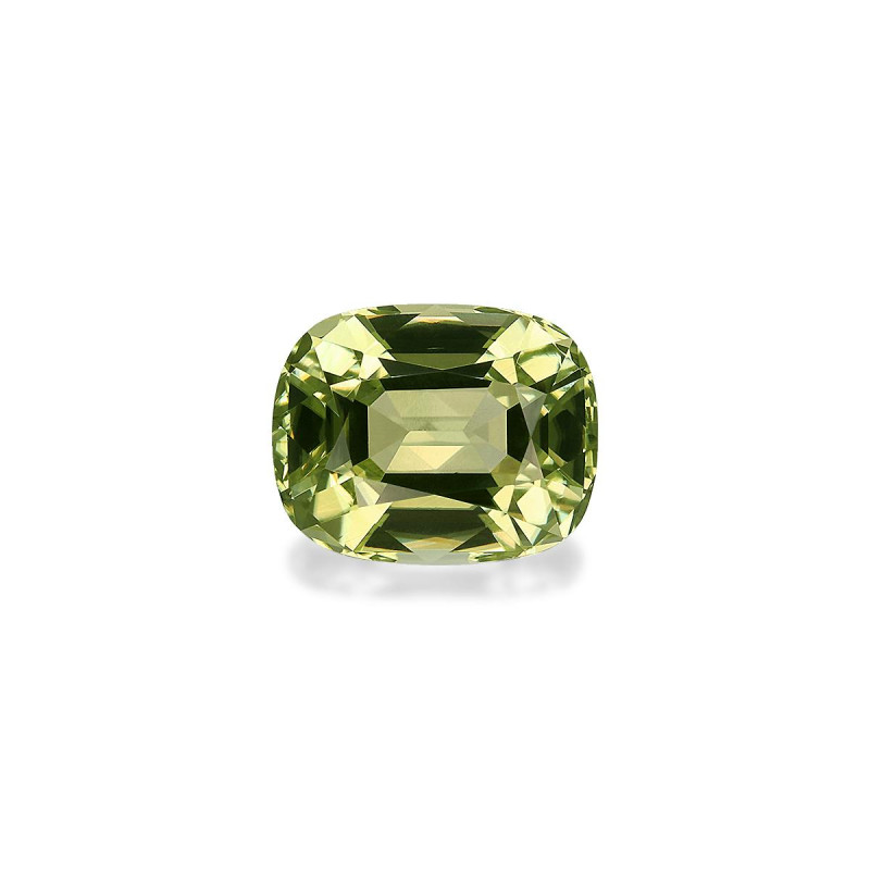 CUSHION-cut Cuprian Tourmaline Pale Green 3.67 carats