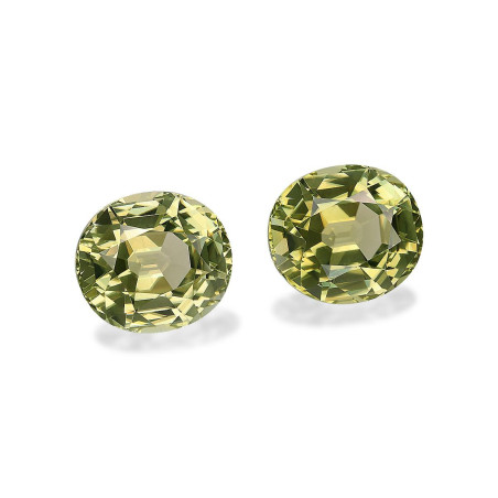 OVAL-cut Cuprian Tourmaline Pale Green 12.64 carats