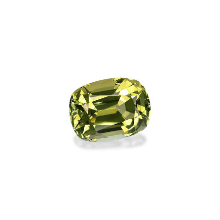 CUSHION-cut Cuprian Tourmaline Lime Green 6.32 carats