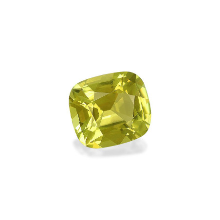 CUSHION-cut Yellow Tourmaline Lemon Yellow 3.52 carats