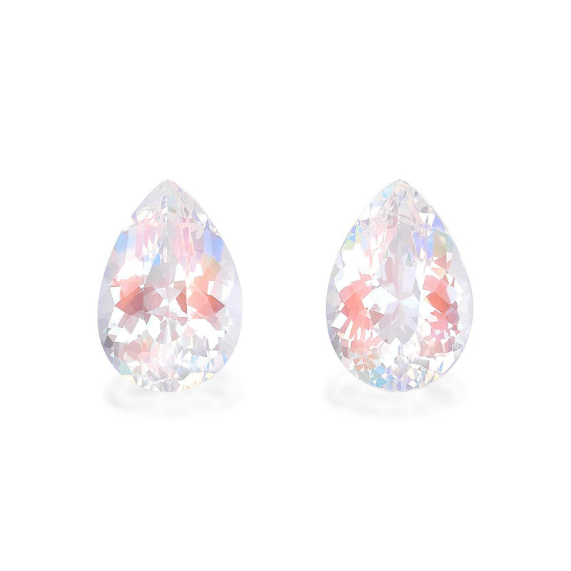红碧榴石 taille 梨子 白色 5.06 carats