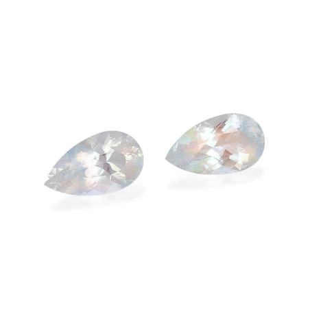 Pear-cut Rubellite Tourmaline White 4.86 carats