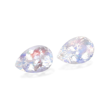 Pear-cut Rubellite Tourmaline White 4.71 carats