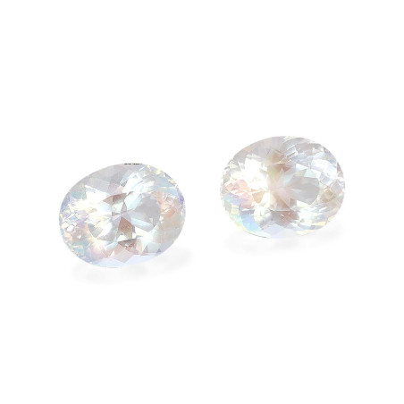 rainbow moonstone taille OVALE Blanc 5.47 carats