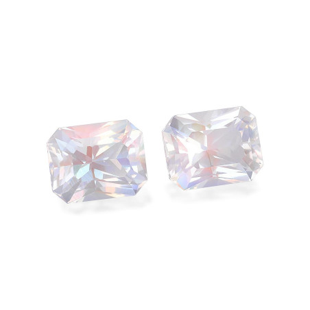 rainbow moonstone taille RECTANGULARE Blanc 4.85 carats