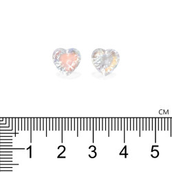 regenboog maansteen hartvorm wit 5,10 karaat