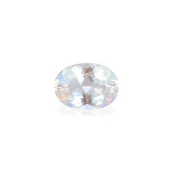 ovaalvormige witte regenboog maansteen van 2,65 karaat